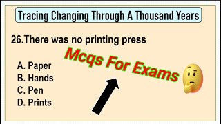 Class 7 History Chapter1 Tracing Changes Through A Thousand Years Mcqs  Best MCQ Class 7 [upl. by Dimond]