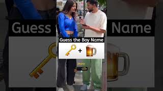 Guess The Boy Name❤️ shots muslimboyname hindisong cmt [upl. by Norab26]