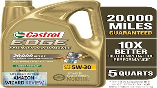 Castrol 1597B1 EDGE Extended Performance 5W30 Advanced Full Synthetic Motor Oil 5 Review [upl. by Raven]