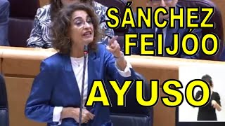 💥AYUSO y la mujer de FEIJÓO vs la mujer de Sánchez Lamata y Montero PP y PSOE se culpan mutuamente [upl. by Onibla667]