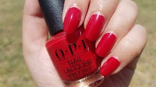 Nail of the Day  OPI Tell Me About It Stud [upl. by Etnaud]