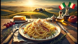 Authentic Spaghetti Carbonara Recipe No Cream Only Tradition  italianculinaryacademy [upl. by Ylatan910]