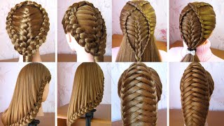 Amazing Braided Hairstyles for Long amp Medium Hair ❤️ Coiffures avec Tresses Belles et Rapides [upl. by Lecia]