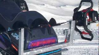 Ice Auger Carrier ATV Auger Rack Auger Holder Snowmobiles Digger [upl. by Musette]