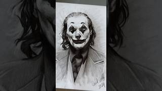 Meine erste Zeichnung nach über einem Jahr der Joker😊 kunst zeichnen [upl. by Christabelle]