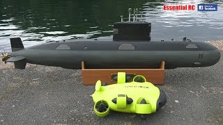 SUBMARINE HUNTER  QYSEA FIFISH V6 Underwater 4K DRONE [upl. by Nannie63]