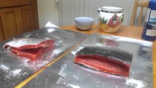 Salmon gravlax [upl. by Silvana]