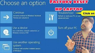 How To Factory Reset HP Computer  Restore To Factory Settings  Using Windows 10 [upl. by Orpah]