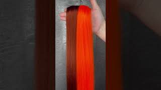 Braiding Hair Blend 350 amp Neon Orange 🎃 [upl. by Lathan]