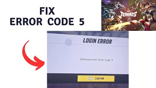 How to Fix Error code 5 in Marvel Rivals [upl. by Ardnohs]