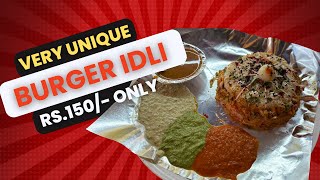 Mumbai ka Famous aur tasty Burger Idli  Indian Street Food  Bombiker Vijay [upl. by Eam]