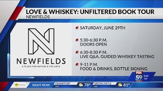 Love amp Whiskey Unfiltered book tour coming to Newfields [upl. by Neeruam]