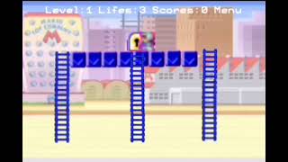 Lode Runner vs Donkey Kong Game Boy Advance game walkthrough  Level 1 [upl. by Eelrebmik]