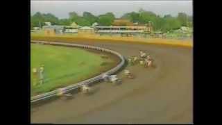 Dirt Track Graham vs Parker 91 Springfield Mile [upl. by Sitrik]