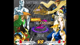 Mvc2 Iceman is annoying  NuclearCreatures vs MAHVELWARRIORR Ft5 120924 FREEMVC2 PSN [upl. by Nahtal]