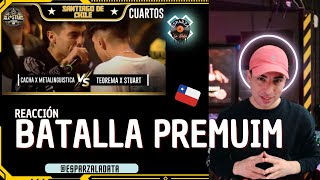 REACCIONAMOS A UN BATALLÓN  TEOREMA x STUART VS METALINGUISTICA x CACHA  GOD LEVEL ALL STAR chile [upl. by Lener183]