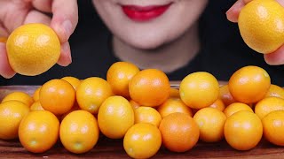 ASMR Kumquats Mukbang 금귤 리얼사운드 먹방 [upl. by Bahner358]