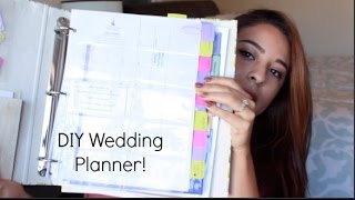 How To DIY Wedding Planning Binder How to  Wedding Planning [upl. by Tabshey]