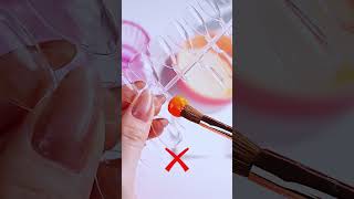 Some tips for making acrylic nails to share💅🏻acrylicnailbrush acrylicbrush acrylicbrushtutorial [upl. by Kcirdec]