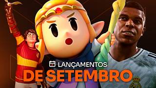 LANÇAMENTOS de SETEMBRO 2024 ZELDA ECHOES OF WISDOM EA SPORTS FC 25 e MAIS PS XBOX SWITCH PC [upl. by Aissatan253]