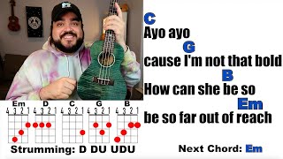 OUT OF REACH  BoyWithUke Ukulele Play Along with Chords and Lyrics [upl. by Cedric180]