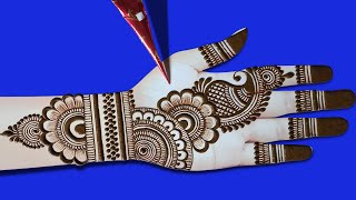 very simple mehndi design front hand  easy stylish mehndi design  mehndi design  mehndi  mehandi [upl. by Aronow]