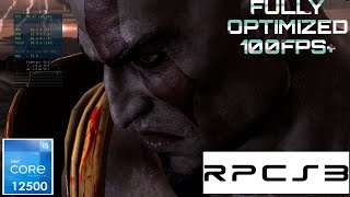 RPCS3 TESTED IN ACER NITRO 5 v2022 i5 12500H 12 cores16 thread RTX 3050 Laptop 100FPS cutscene [upl. by Chiang]