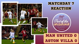 Matchday 7 Reaction  Finally a point from Manchester United [upl. by Halilak]