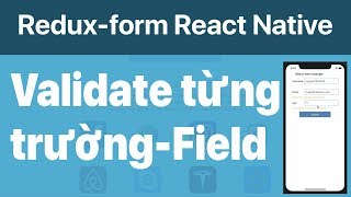 52Reduxform3Validate riêng từng trường trong Reduxform [upl. by Enialahs944]