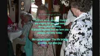 Geburtstagslied  quotWir gratulierenquot mehrstimmig gesungen  Birthday song [upl. by Pettifer191]