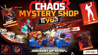 Mystery Shop Full Review  Chaos Ring Spin🥳 Free Fire New Event  Ff New Event  Ff new event today [upl. by Perl131]