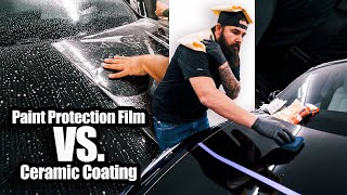 Paint Protection Film VS Ceramic Coating SideBySide TEST  Whats The Difference [upl. by Gualterio365]