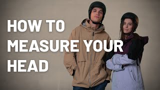 Size Guide Series  How To Measure Your Head For Snowboard  Ski Helmets amp Hats [upl. by Inaleon612]