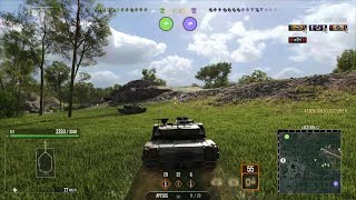 WoT Console CW  M1 Abrams  113k combined dmg Ace [upl. by Annirok]