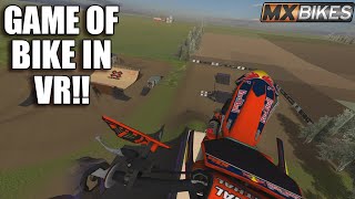 VR GAME OF BIKE IN MXBIKES SUPER CLOSE [upl. by Ielarol]