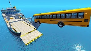 Beamng drive  Epic High Speed Car Jumps 6 [upl. by Lilybel]