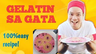 Gelatin Recipe  Gelatin Sa Gata [upl. by Aronal]