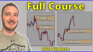 How To Trade The Supply And Demand Trading Strategy FULL Course 2024 [upl. by Eillam]