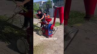 The grass pulping machine does not use any electricity It can be easily driven by [upl. by Llamaj]