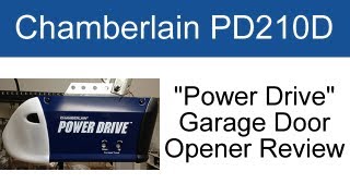 Chamberlain PD210D Garage Door Opener Review [upl. by Blake]