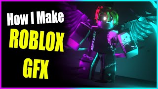 How I make Roblox GFX  blender 28 [upl. by Ecirtel481]