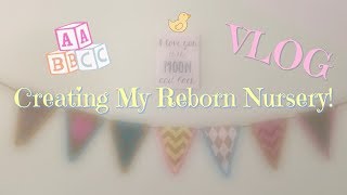 Creating My Reborn Baby Nursery Tour Coming Soon  Reborn Vlog [upl. by Aineg]