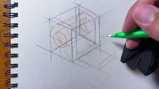 Freehand sketch idea  Isometric engineering drawing4Dec24 [upl. by Timofei]