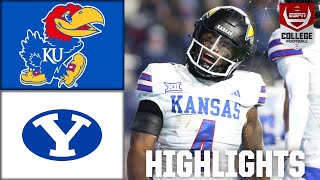 Kansas Jayhawks vs BYU Cougars  Full Game Highlights  ESPN College Football [upl. by Chao]