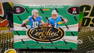 New Release 2023 Certified Football Hobby Box Opening 4 Hits per Box  Amazing Inserts 🏈 [upl. by Eiramenna]