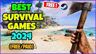 TOP 20 Survival Games to play in 2024 FreetoPlay Paid Games [upl. by Alleusnoc821]