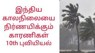 இந்திய காலநிலையை நிர்ணயிக்கும் காரணிகள்  Factors affecting Indian climate [upl. by Eveneg]