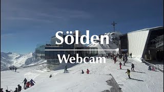 Webcam Sölden  Fantastische Sicht auf Gaislachkogl [upl. by Eelasor901]