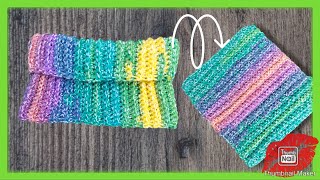 🧣HOW TO crochet neck warmer👀 tutorial for beginners [upl. by Zaria]