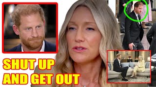 ITV Reporter Rebecca Barry Kicks Harry Out For His Disgusting Lies SHUT UP AND GET OUT YOU B4STARD [upl. by Dam]